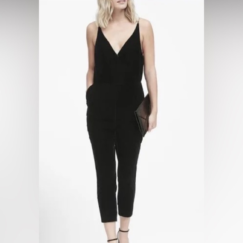 Black Velvet Jumpsuit